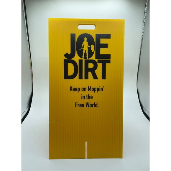 Folding Joe Dirt sign from BAM! Ultra Comedy/Disney box from February 2021 - Picture 2 of 2